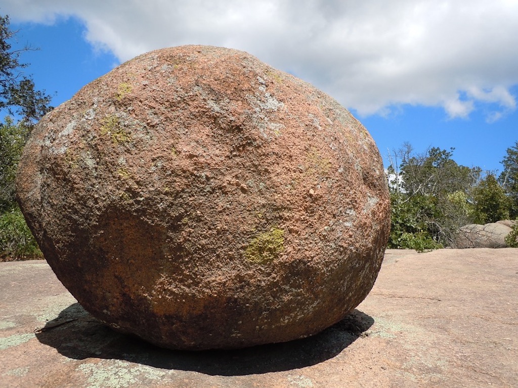 A boulder